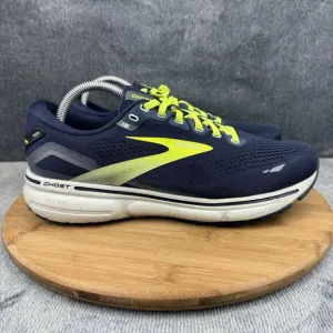 Brooks Mens Ghost 15 Size 9.5 D Shoes Blue Running Training Comfort Sneakers