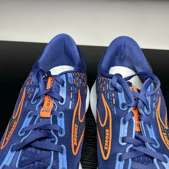 Brooks Mens Glycerin GTS 20 1103831D444 Blue Running Shoes Sneakers Size 13 D