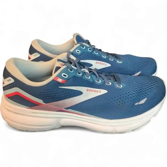 Brooks Women Ghost 15 Legion Blue/Bittersweet Athletic Shoe Size 10 1203801B497