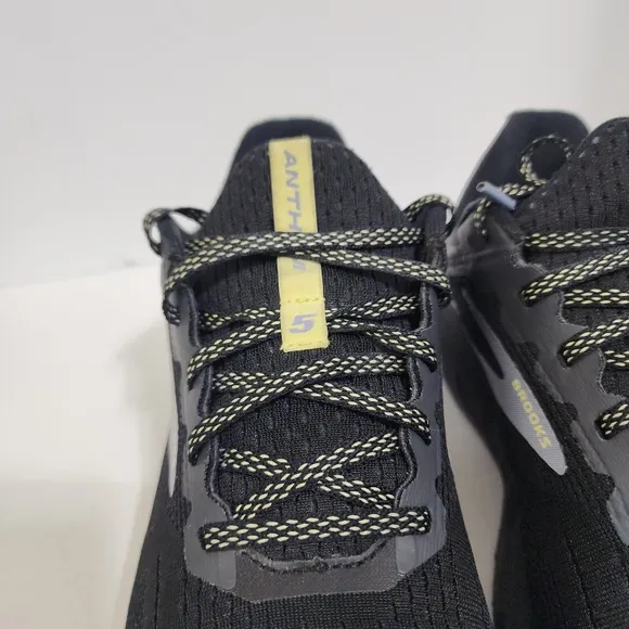 Brooks Womens Anthem 5 Running Training Shoes 10 Black‎ Purple