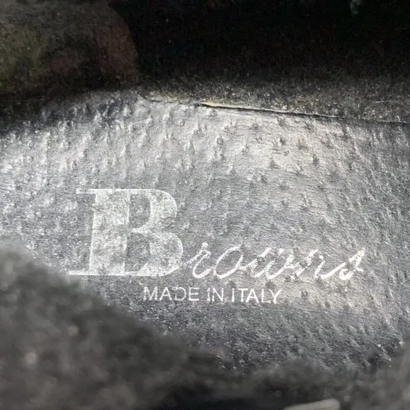 BROWNS of Canada Black Leather Insulated Knee Zip‎ Tall Boots