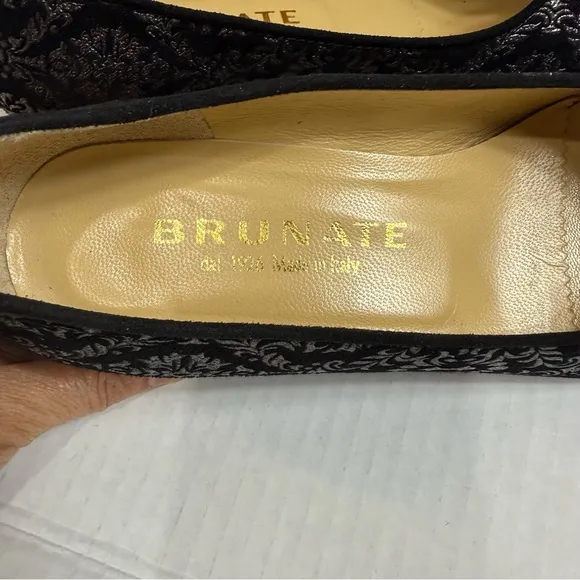 Brunate dal 1926 Made in Italy Black Women's Shoes Size 381/2