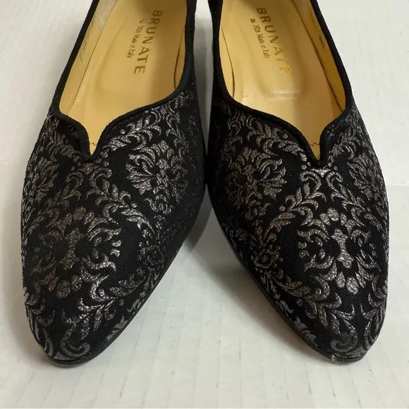 Brunate dal 1926 Made in Italy Black Women's Shoes Size 381/2