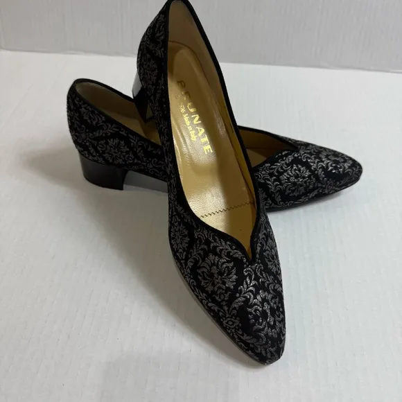 Brunate dal 1926 Made in Italy Black Women's Shoes Size 381/2