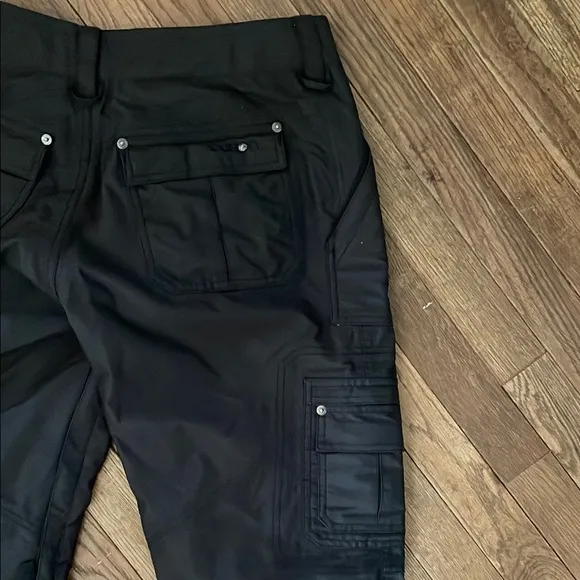 Burton Dry Ride Snow Ski Snowboard Black Cargo Pants for Men