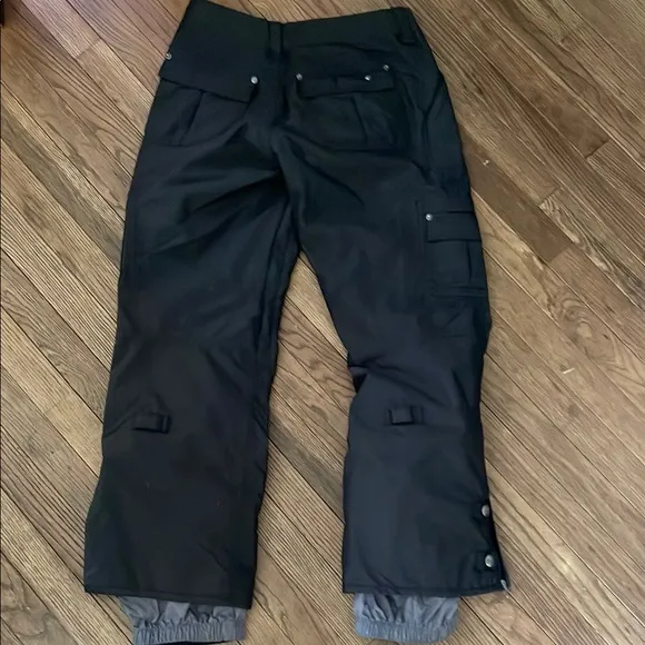 Burton Dry Ride Snow Ski Snowboard Black Cargo Pants for Men