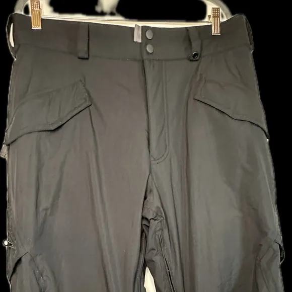 Burton Snowboarding Cargo Pants Mens/womens Vented Gray Insulated -flaw size M