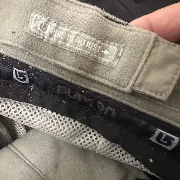 Burton Snowboarding Cargo Pants Mens/womens Vented Gray Insulated -flaw size M