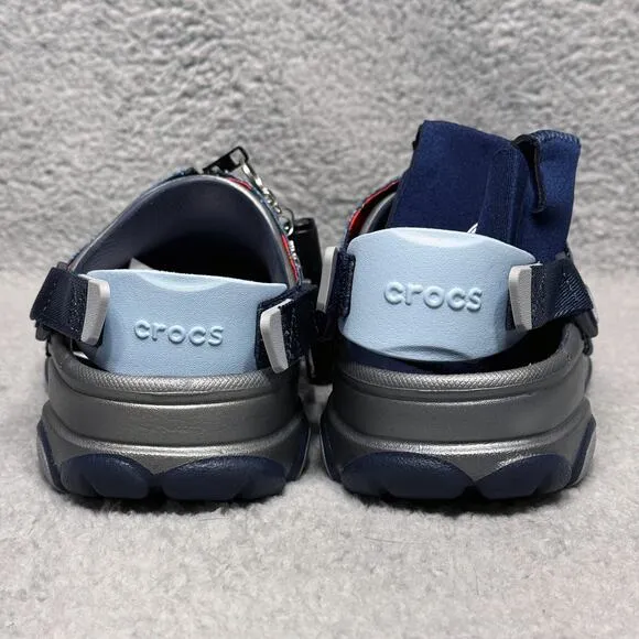 Busch Beer X Crocs All-Terrain Mens Size 7 Clogs Shoes Opener Torch Coozie Light