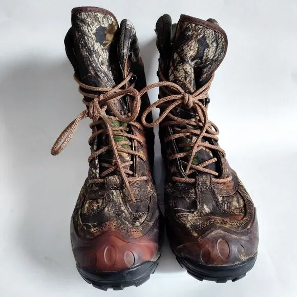 Cabela's Camo Hunting Boots 81-2720 Vibram Ultra Dry-Plus Mens Size 8 Hiking