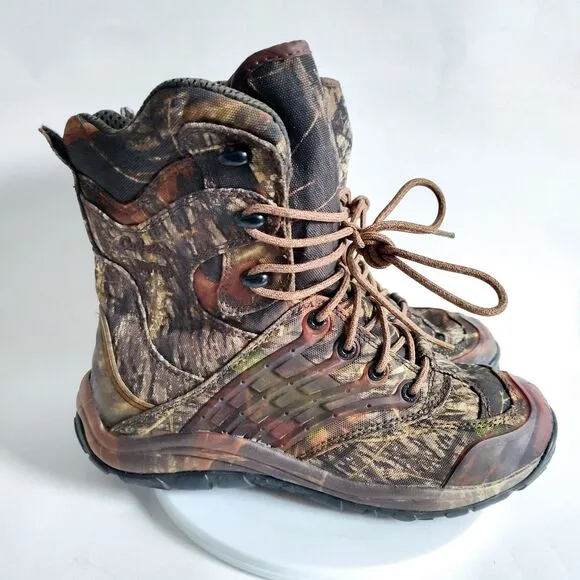 Cabela's Camo Hunting Boots 81-2720 Vibram Ultra Dry-Plus Mens Size 8 Hiking