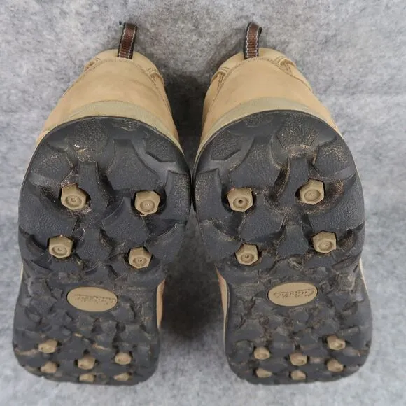 Cabelas Shoes Mens 13 Hiking Boots Outdoor Leather Mid Lace Up Active Trek Brown
