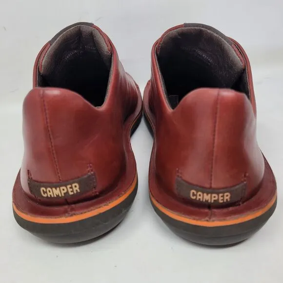 Camper Beetle Comfort Shoes Boot Red Leather Men Sz 10 Womens 11 EU-43 18751-064