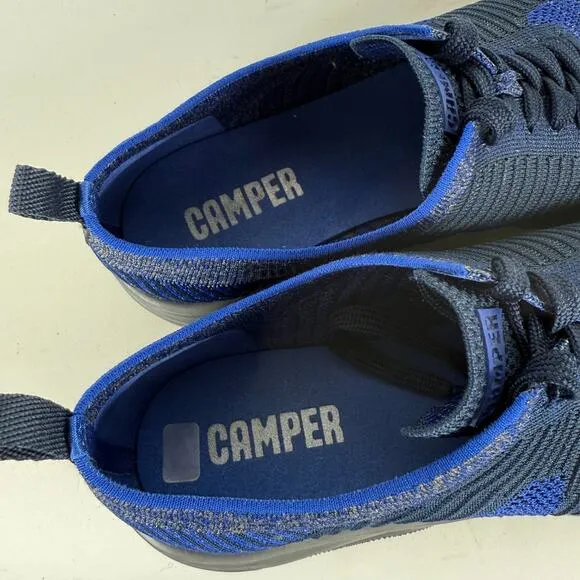 Camper Drift Sneakers Mens 9 Navy Blue Lace Up Low Top Athletic Shoes