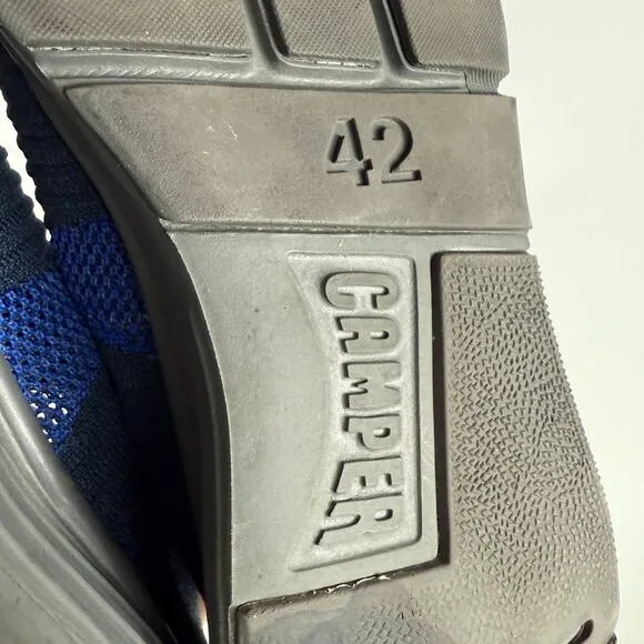 Camper Drift Sneakers Mens 9 Navy Blue Lace Up Low Top Athletic Shoes