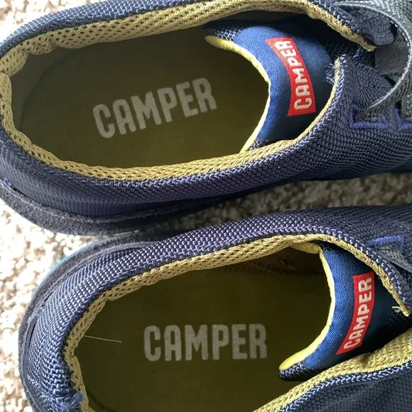 Camper Men's Beetle Sneakers Shoes in Black Navy