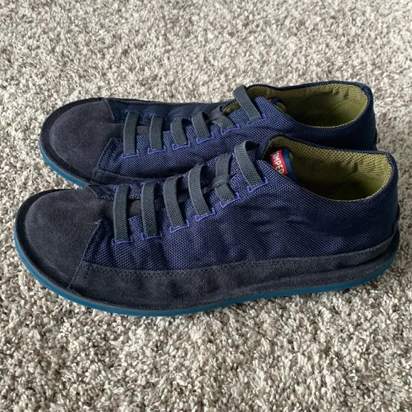 Camper Men's Beetle Sneakers Shoes in Black Navy