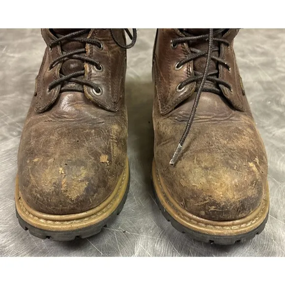 Carhartt 3690 Insulated Waterproof Steel Toe Logger Boots Men's 8.5 D