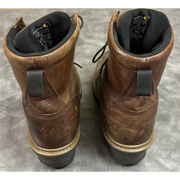 Carhartt 3690 Insulated Waterproof Steel Toe Logger Boots Men's 8.5 D
