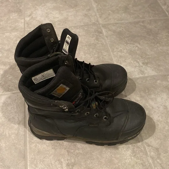 Carhartt Men's CSA 8-inch Ground Force Wtrprf‎ Insulated WorkBoot Comp 9 W