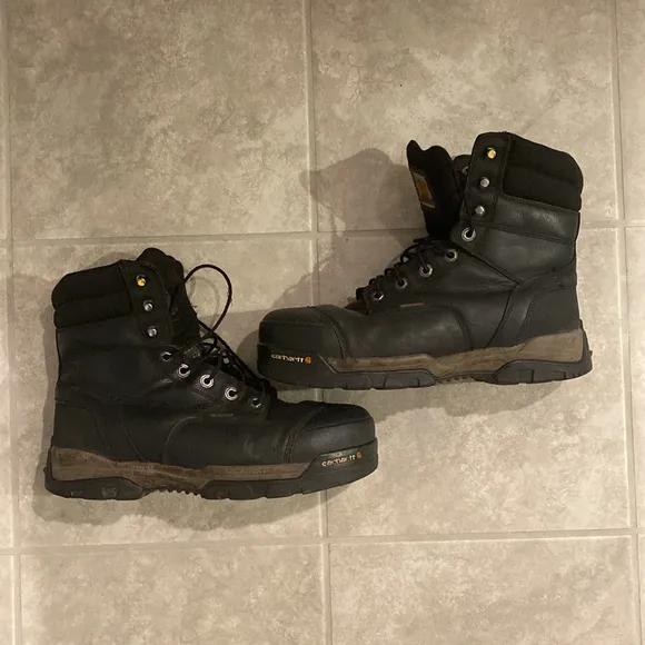 Carhartt Men's CSA 8-inch Ground Force Wtrprf‎ Insulated WorkBoot Comp 9 W