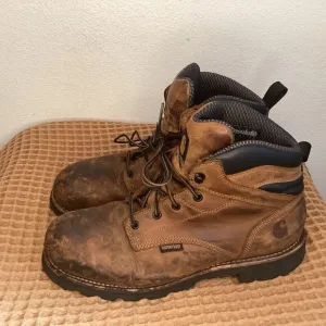 Carhartt Mens Sz 10 Insulated Waterproof Comp Toe Work‎ Boots Safety