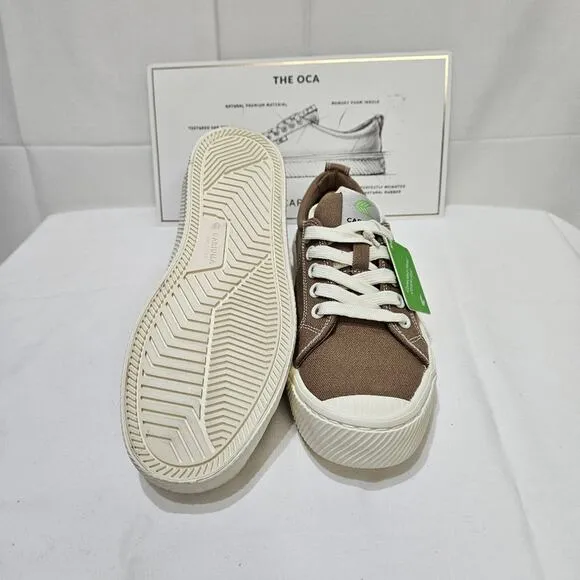 Cariuma OCA Low Sand Canvas Sneaker 5.5W 4M