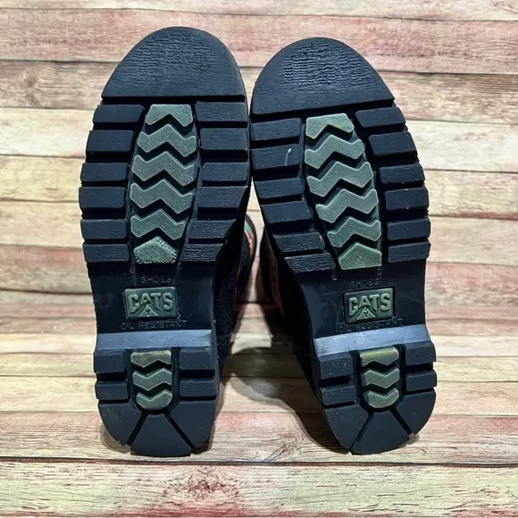 Cat Black Suede Insulated Winter Boots