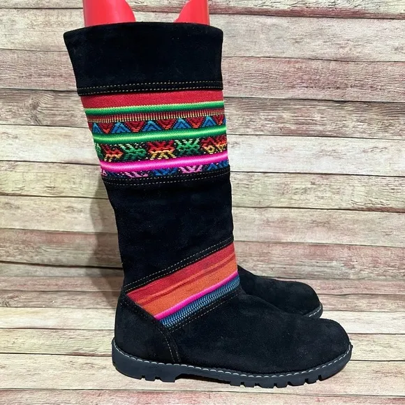 Cat Black Suede Insulated Winter Boots