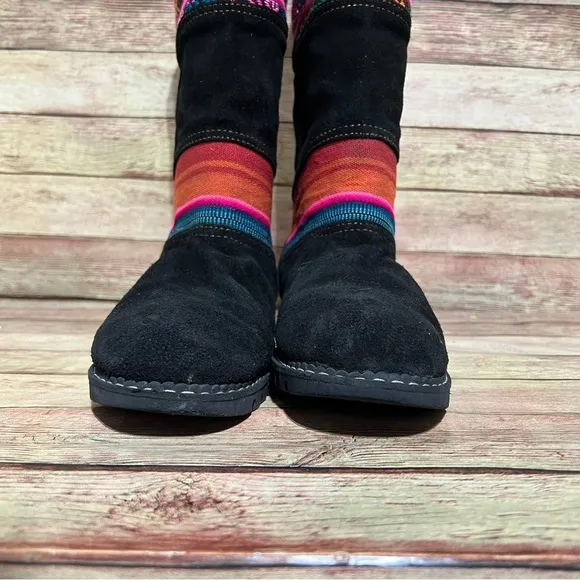 Cat Black Suede Insulated Winter Boots