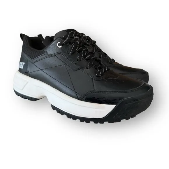 CAT Work Shoes Sneakers Lightweight Cushioned Black Men's size 7 EU 38