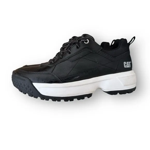 CAT Work Shoes Sneakers Lightweight Cushioned Black Men's size 7 EU 38