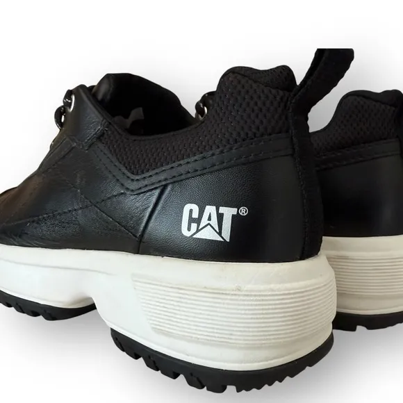 CAT Work Shoes Sneakers Lightweight Cushioned Black Men's size 7 EU 38