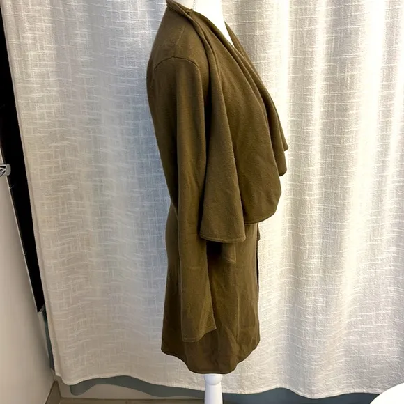 Catherine Malandrino sweater cashmere Large khaki green