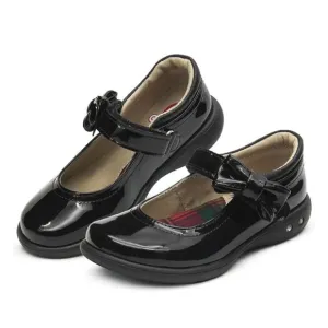 Chabelo Black Patent Leather Kids Shoes