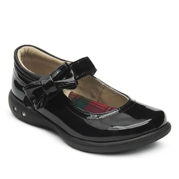 Chabelo Black Patent Leather Kids Shoes