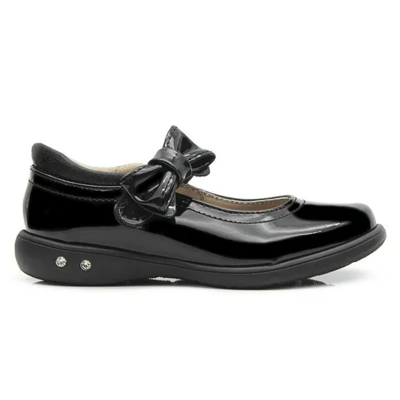 Chabelo Black Patent Leather Kids Shoes