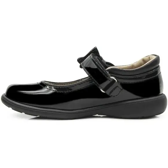 Chabelo Black Patent Leather Kids Shoes