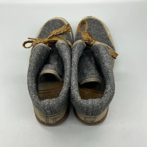 Chaco Barbary Nickel Grey Waterproof Leather Lace Up Boots