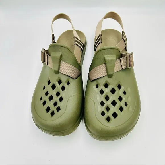 Chaco Sandals shoes Chillos clogs moss green comfort shoes mens size 13