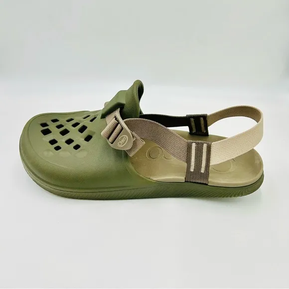 Chaco Sandals shoes Chillos clogs moss green comfort shoes mens size 13