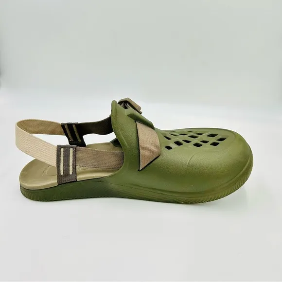 Chaco Sandals shoes Chillos clogs moss green comfort shoes mens size 13