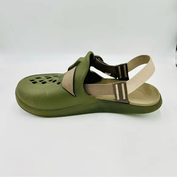 Chaco Sandals shoes Chillos clogs moss green comfort shoes mens size 13
