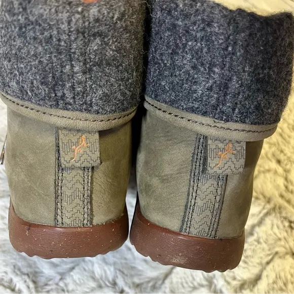 CHACO Waterproof Leather Barbary Boots Lace Up Outdoor Rain Winter Size 8.5