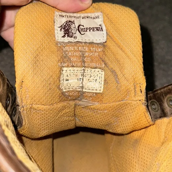 Chippewa Waterproof Leather High Top Boots