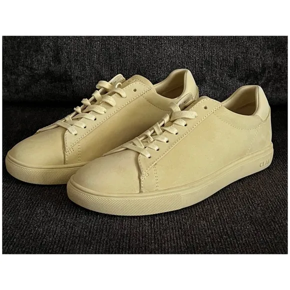 CLAE Bradley Pale Banana Nobuck Sneakers Size 7.5