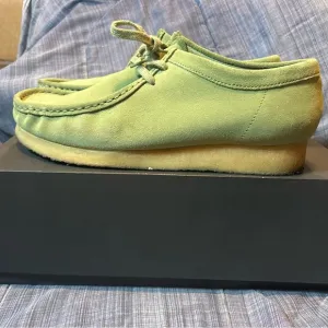 Clark Wallabees Suede Square Toe Loafer