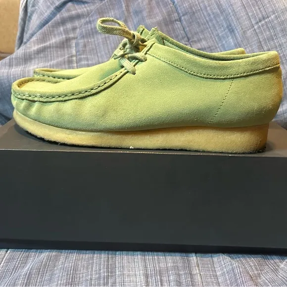 Clark Wallabees Suede Square Toe Loafer