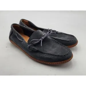 Clarks Men's Size 10 M US EUC Wallabee Saltash Blue Comfort Boat Shoes Mocassins