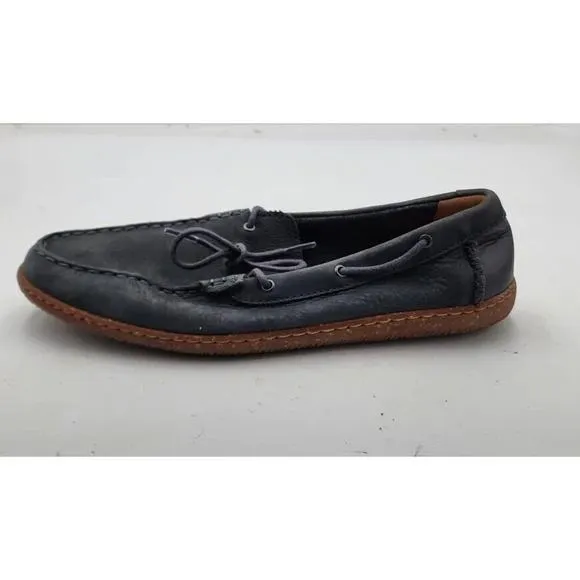 Clarks Men's Size 10 M US EUC Wallabee Saltash Blue Comfort Boat Shoes Mocassins